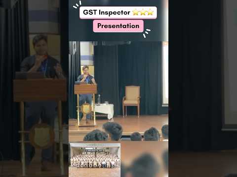 Presentation in Gst inspector’s induction training / ssc cgl motivation / sunil dhawan / inspector