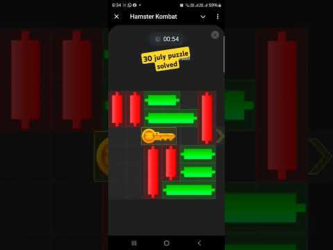 30 july Mini game Puzzle solved #hamster_kombat