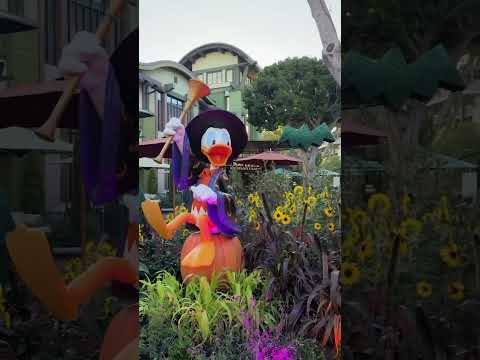 Halloween 🎃 Decor in Downtown Disney! #disney #downtowndisney #desneyland #shorts #halloween #music