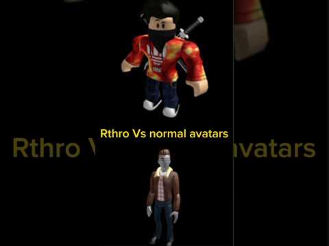 Rthro Vs normal avatars #Roblox #robloxavatar