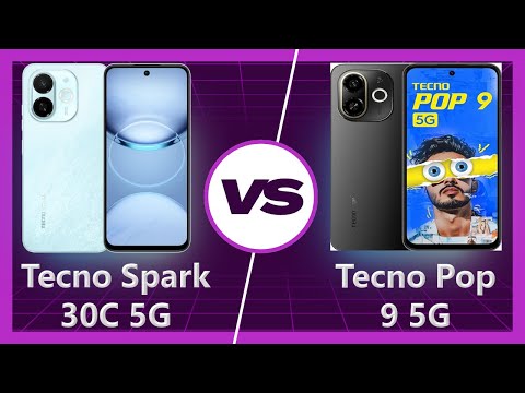 Tecno Sparck 30C 5G vs Tecno Pop 9 5G Detailed Comparison