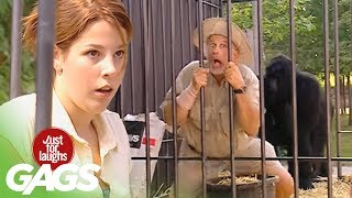 Trapped With Gorilla Prank