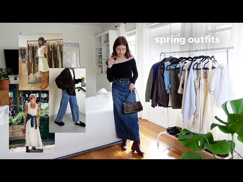 what I'm wearing this spring! transition weather outfits