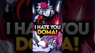 I know the REASON Why Akaza hates Doma! Demon Slayer Explained #demonslayer #shorts