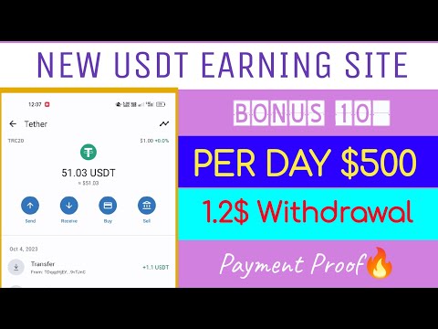 The latest USDT investment website | Get 10 USDT Bonus | Make money easily with mobile phones