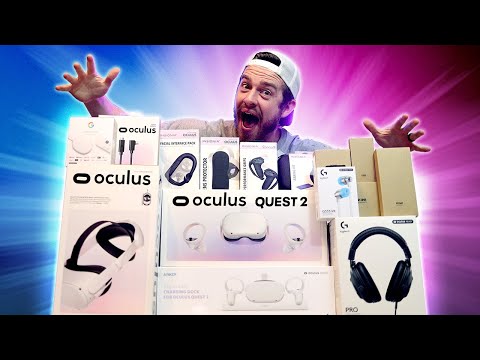 Meta Quest 2 Unboxing + Accessories - The Ultimate VR Bundle!