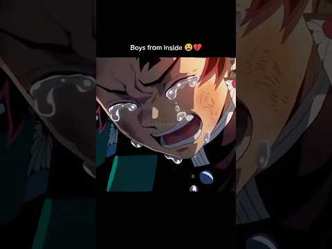 Boys from inside 😫💔|| sad anime boy#shorts #anime