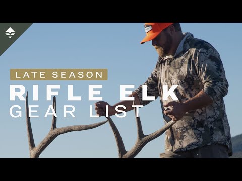 FREEZING Temps! - Brandon Evans' Rifle Elk Gear List