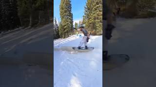 waterfall 180 on #snowboardadventure #extremesport #snowboardtime #snowboard #snowboardlife