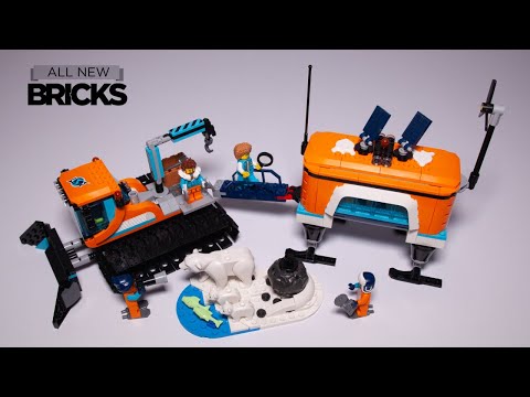 Lego City 60378 Arctic Explorer Truck and Mobile Lab Speed Build