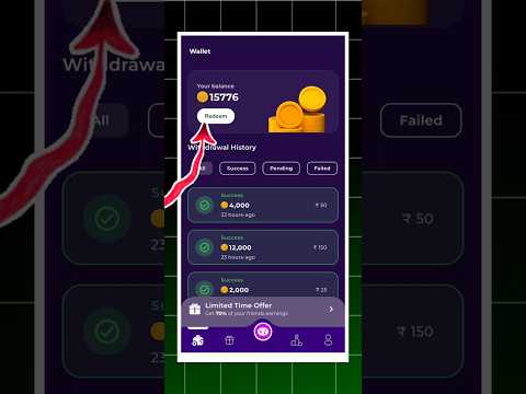 🤑New Gaming Earning App 2024| Earn Daily ₹194 Paytm Cash Without Investment |#earncash Tap & Earn