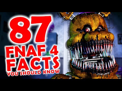 87 FNAF 4 Facts & Theories YOU Should Know!