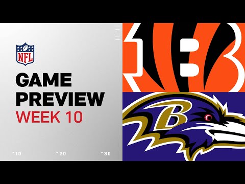 Cincinnati Bengals vs. Baltimore Ravens  | 2024 Week 10 Game Preview