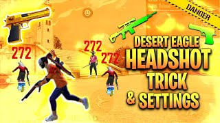 Desert Eagle New Trick & Setting For Mobile 😱 || Free Fire