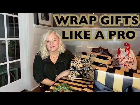 Wrap like a Pro - Gift Wrapping Tutorial - #wrapitup