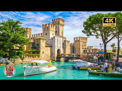 Discover Sirmione, Italy: The Jewel of Lake Garda in 4K HDR (2024) | Walking Tour