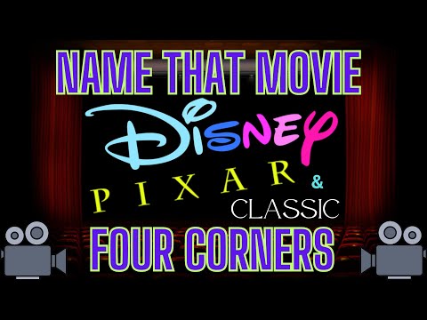 Disney Movie Four Corners Game - Can You Name that Movie?