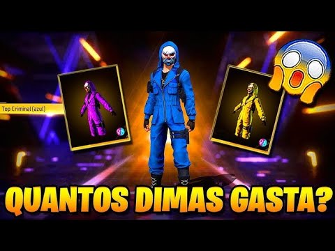 PEGANDO TOP CRIMINAL ROXO, AZUL E AMARELO, TOKEN ROYALE FREE FIRE, NOVO EVENTO