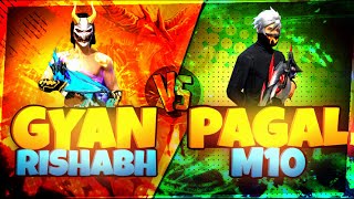 GYAN RISHAB VS PAGAL M10 | 1vs1 🔥