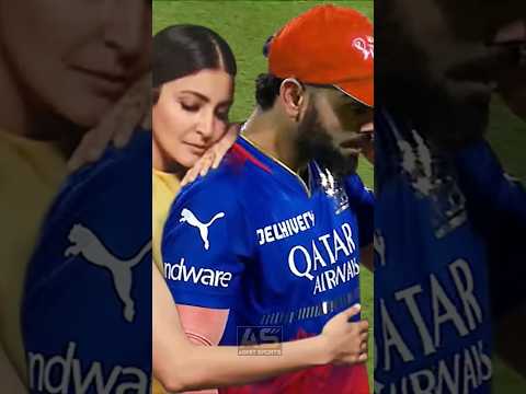 Anushka Sharma hugged for Virat Kohli crying after RCB loss against RR #shorts #viral#shortsfeed