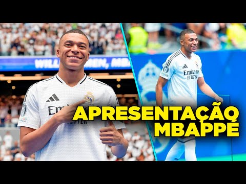 APRESENTAÇÃO DE MBAPPÉ NO REAL MADRID!