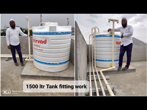 1500 liter ki Tank fitting work