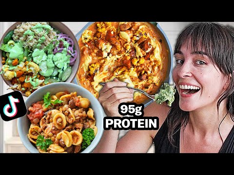 I Tried TikTok's Viral High-Protein Vegan Meals |  Pt.2