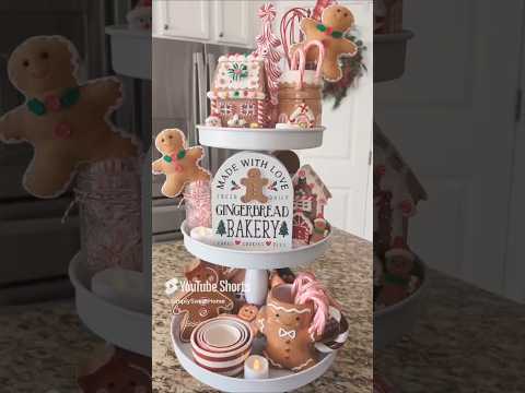 🎅GINGERBREAD CHRISTMAS KITCHEN #christmasdecor2024 #gingerbreadkitchen #christmasdecoratingideas