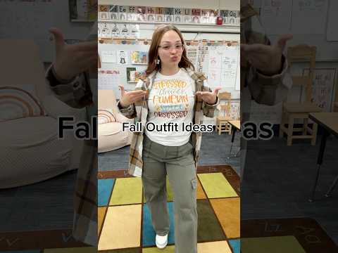 Fall Outfit Ideas as a Kindergarten Teacher!! 🍂✨🤎 #outfit #falloutfits #teacheroutfit #teacher