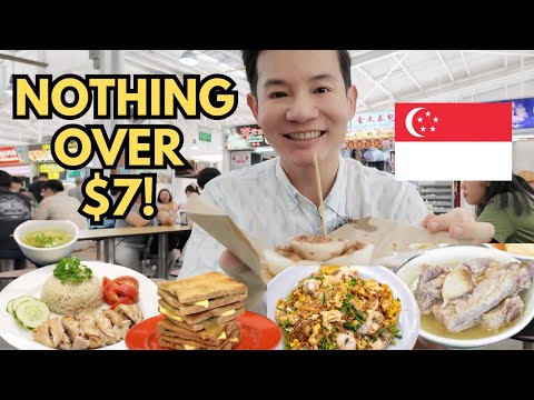 Where to EAT in Singapore - Must-Try Singaporean Foods Under $7! (2024)