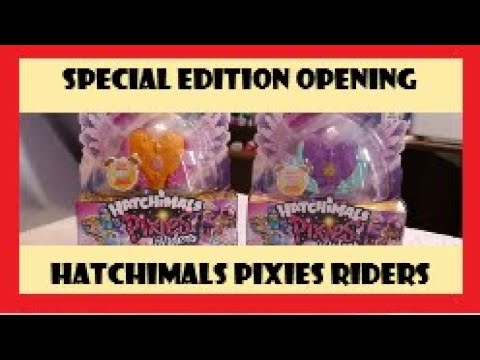 Hatchimals Pixies Riders Unboxing Special Edition Charlotte & Draggle and Mia & Unicornix