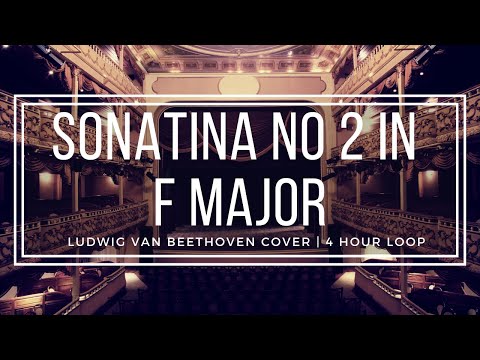 Sonatina No 2 in F Major Allegro - 4 Hour Loop Classical Music