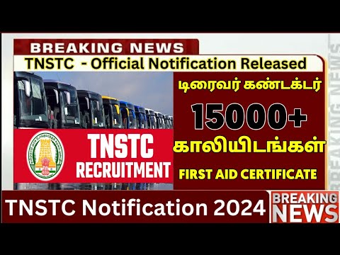 👉 போக்குவரத்து துறையில் புதிய அரசு வேலை 2024 😍 TNSTC official Notification Released 😄 @tnstcupdates