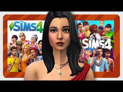 Comparing Sims 4 2014 to Sims 4 2024