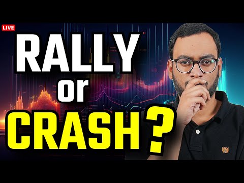 🔴RALLY or CRASH ? |  Live Trading Nifty | Crypto Bitcoin | Investographer