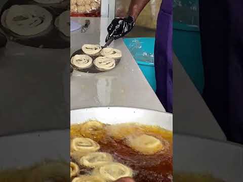 How To Make Murukku - Malaysia Street Food #shortsvideo