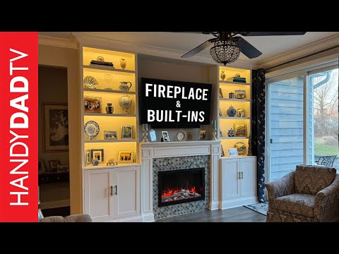 Custom Built-ins from Stock Cabinets!