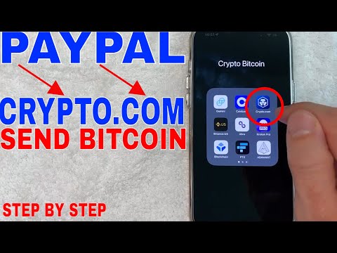 🔴🔴 How To Send Bitcoin From Paypal To Crypto.com ✅ ✅