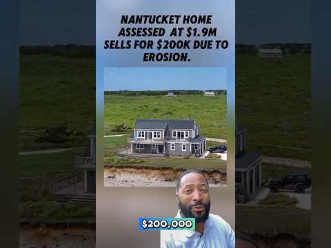 🚨Breaking Real Estate News: $2M Nantucket Single family sells for $200K. #realestatenews #nantucket