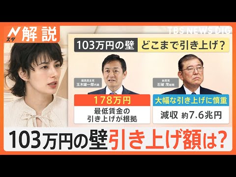 もしも178万円になったら…「103万円の壁」の引き上げで手取りはどれくらい増えるの？【Nスタ解説】｜TBS NEWS DIG