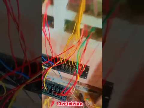 How to Make Board Connection Wire | ▶️👷 Lighting Switch board #shorts