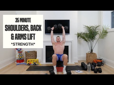 How to Build Muscle at Home - Best Shoulder, Back & Arms Strength Training Workout