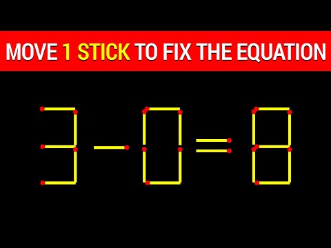 If you are genius solve this || Matchstick puzzle || Ep : 83