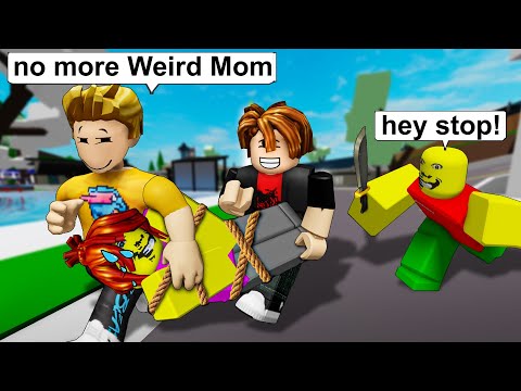 WEIRD STRICT DAD _ KIDNAPPED MOM😱Roblox Brookhaven 🏡 RP - Funny Moments