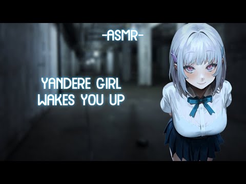 [ASMR] [ROLEPLAY] ♡yandere girl wakes you up♡ (binaural)