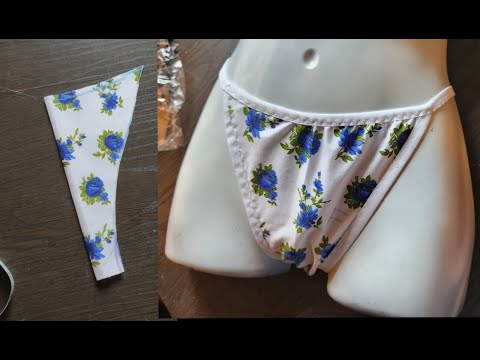 Cotton Thong Cutting and Stitching | Thong Panty