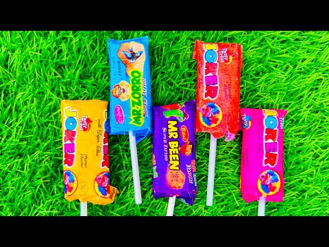 Some popular Candies in the World | New Milk Bottle | mini Cooking | Ice Cream Pop It | Asmr Coca.