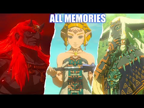 Zelda Tears of the Kingdom - All Memories (Ganondorf & Zelda Backstory)