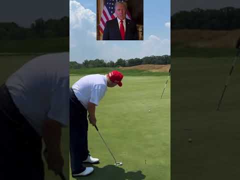 Donald Trump round of golf ❤️