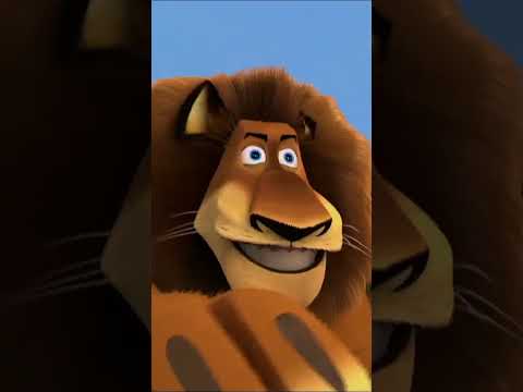 Alex is THE CAT!! 🦁 | Madagascar | Mega Moments  #shorts #madagscar